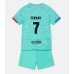 Maillot de foot Barcelona Ferran Torres #7 Troisième vêtements enfant 2023-24 Manches Courtes (+ pantalon court)